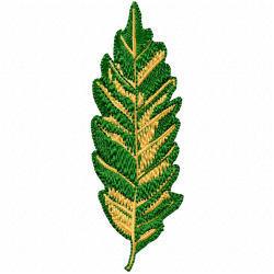 Leaves Embroidery Design 9